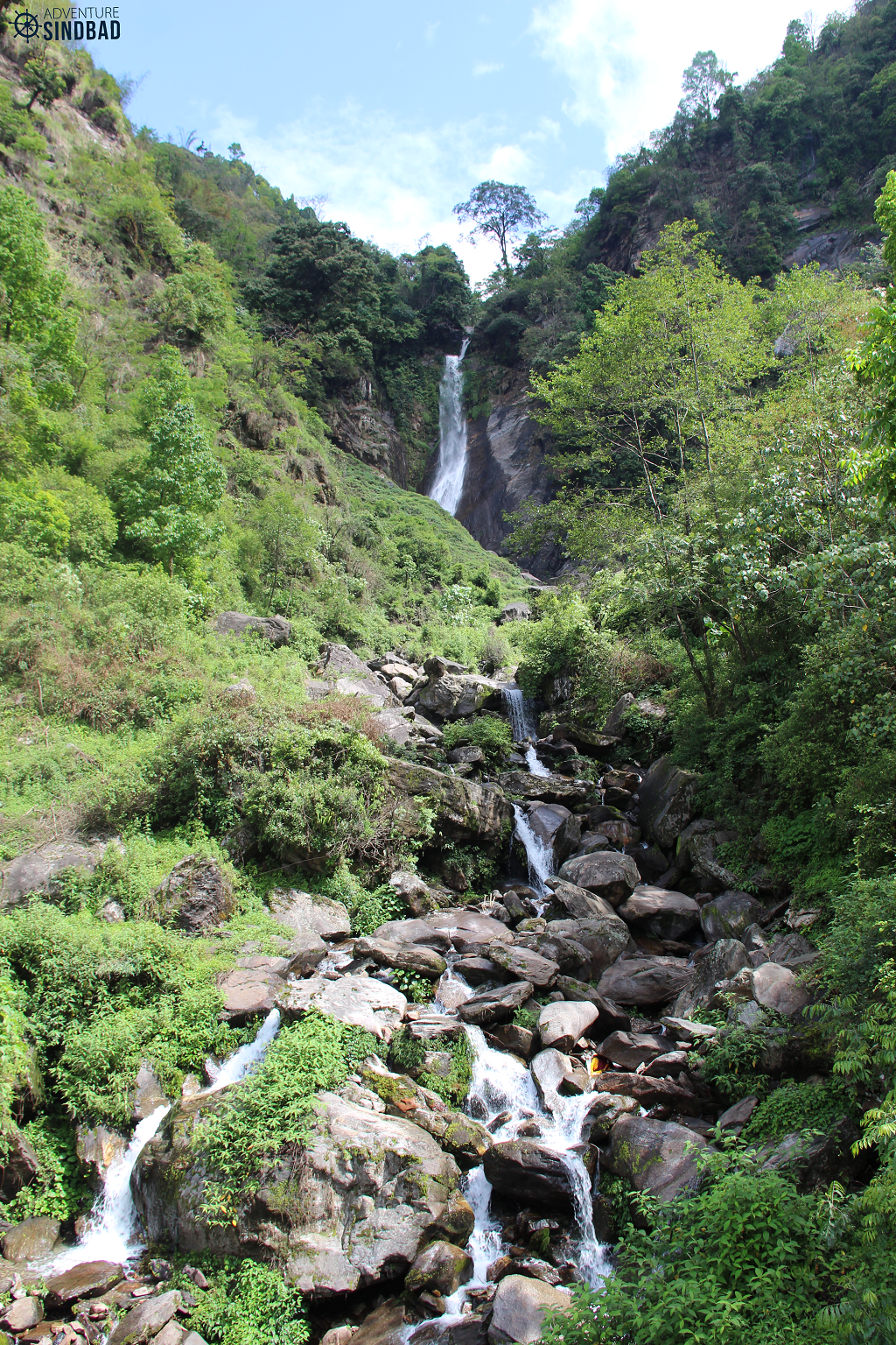 Phamromg falls -Himalaya-Sikkim-Adventure-Sindbad-Vishwas-Raj